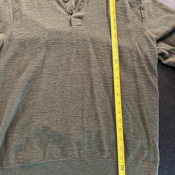 ALESBURY Riverside Button Mockneck Sweater L - Picture 4 of 5